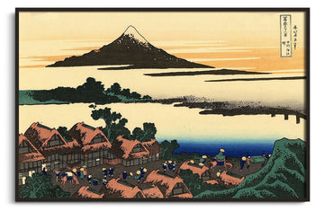 Inspiration Aube à Isawa en Kai Hokusai - peinture à l'huile